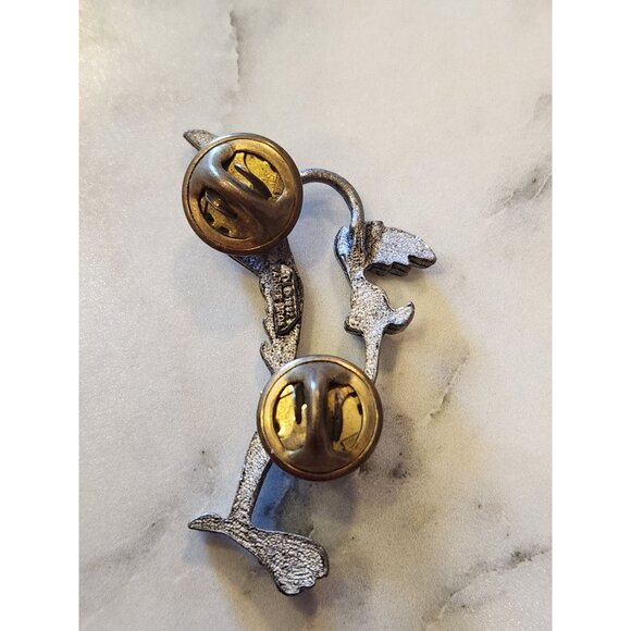 Warner Brothers Road Runner Vintage Metal Pin Brooch With Dual Clasp Fastening - Picture 2 of 3